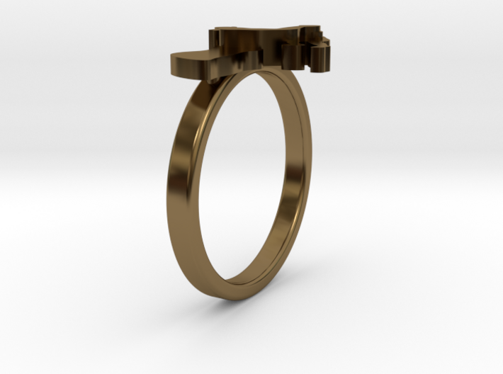 Mother-Son Ring - Motherhood Collection 3d printed