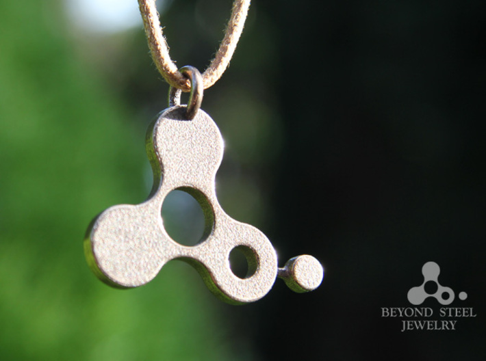 Beyond Steel Jewelry 3d printed Stainless Steel Finish