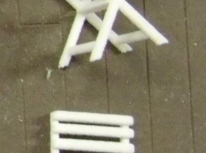 c-1-35 folding-chair (Slatted tops) 3d printed