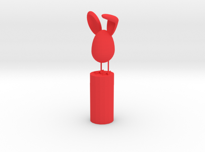 Bunny Pencil Topper 3d printed 