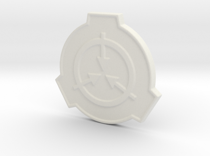 SCP Foundation Pin 3d printed