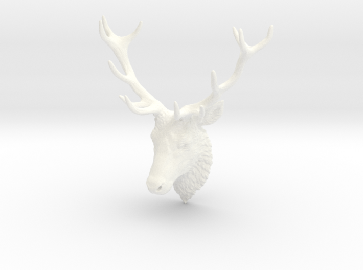 Deer Head Wall Mount 3d printed
