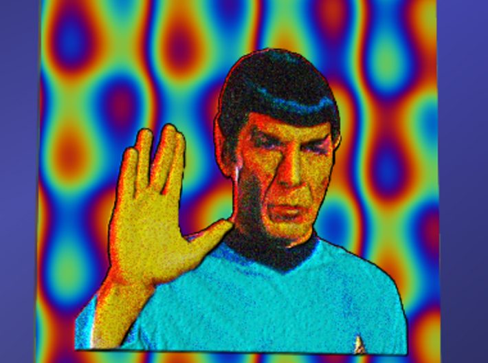 Spockish s 3d printed