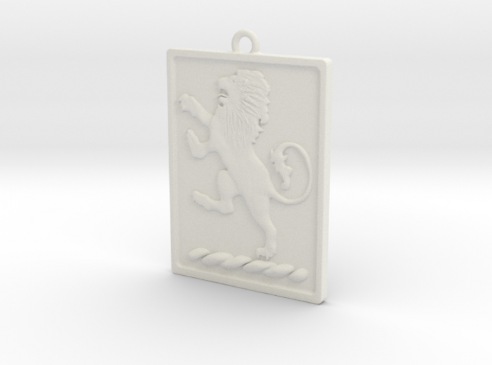 Pendant Lion 3d printed