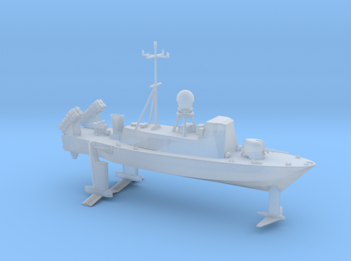 1/285 Scale USS PHM Pegasus Class Hydrofoil 3d printed
