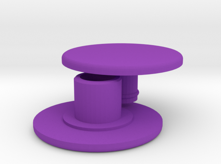 Bearing Cap for Fidget Spinner - Skateboard Size 3d printed