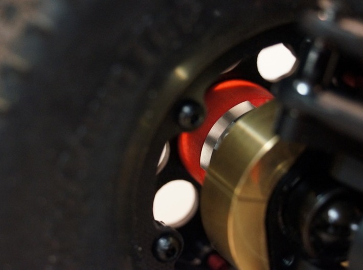 RC4WD Bully II Hub spacers 3d printed front axle