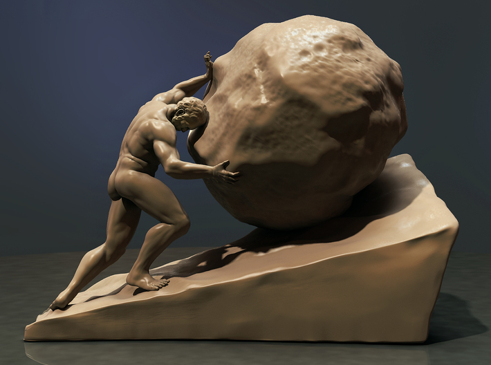 Sysiphus 3d printed 