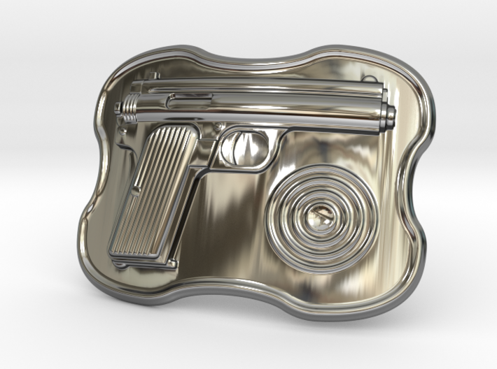 Frommer Stop 1912 Belt Buckle 3d printed