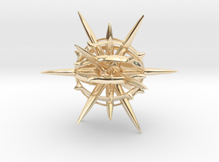 Star Pendant 3d printed