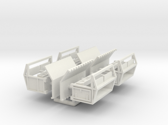 market stall 1 Set - 1:220 (Z scale) 3d printed 