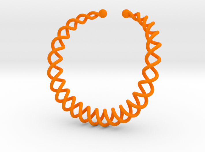 Spiral Necklace 3d printed