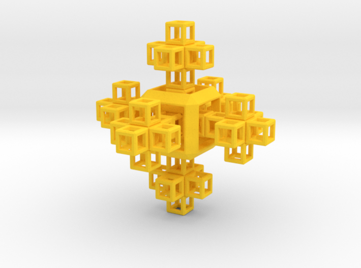 SCULPTURE COLLECTION 6 Crosses 1 HyperCube 3d printed