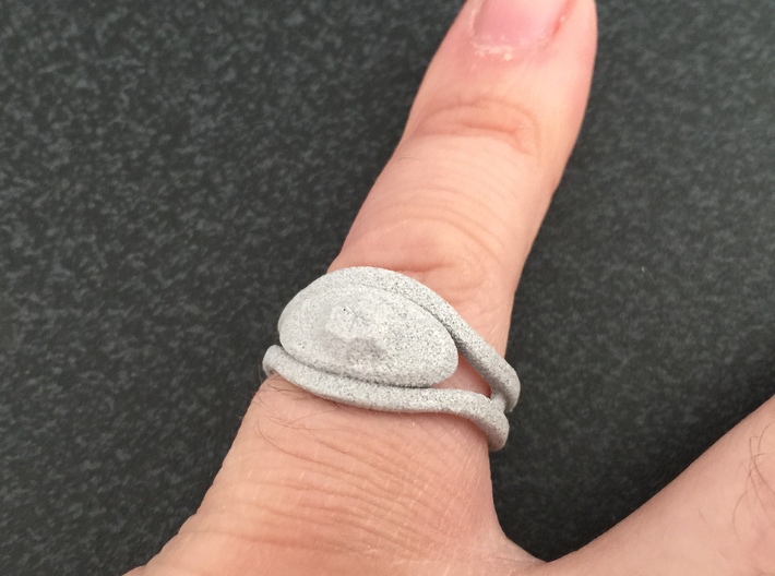 The Eye Ring 3d printed 