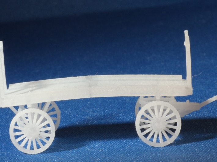 S Scale Baggage Cart Kit Two Pack 3d printed 
