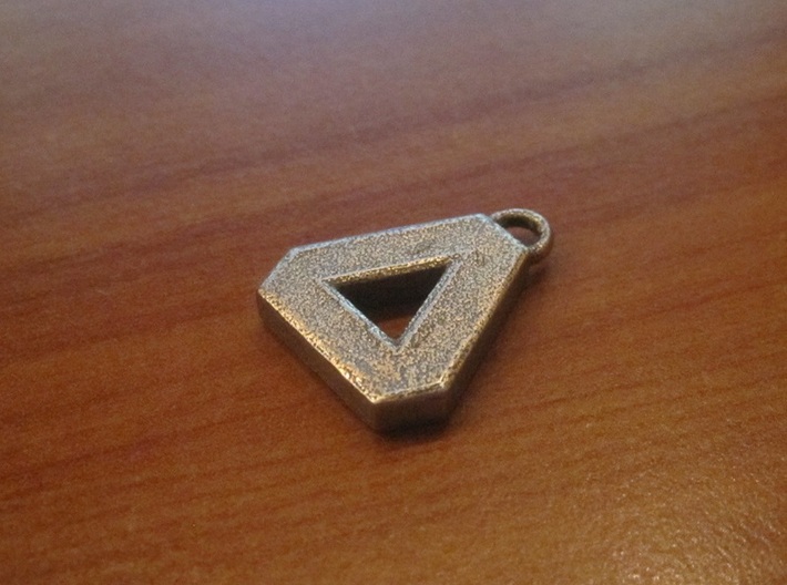 ''Delta'' Tritium Pendant 3d printed 