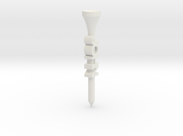 Personalized Golf Tee 3d printed