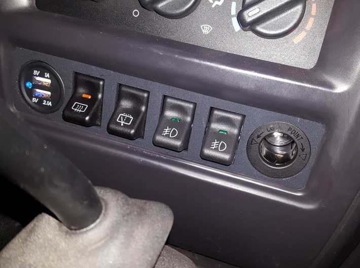9701 Jeep Cherokee XJ Police Package Switch Panel