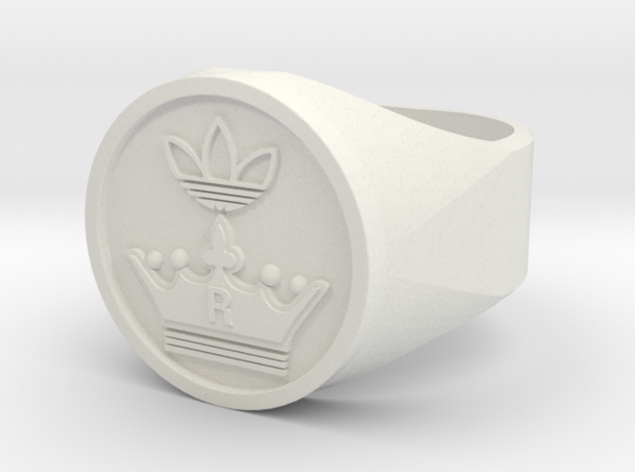 Ring US 12 Crown R for Ring 3d printed