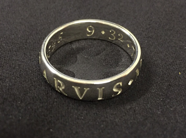 Size 10 Sir Francis Drake, Sic Parvis Magna Ring (AFD7F4ESA) by Braden_E