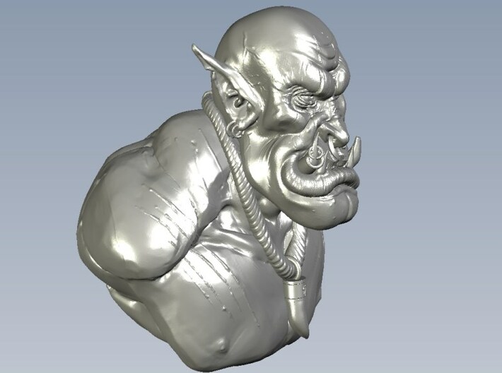 1/9 scale Orc daemonic creature bust B 3d printed 