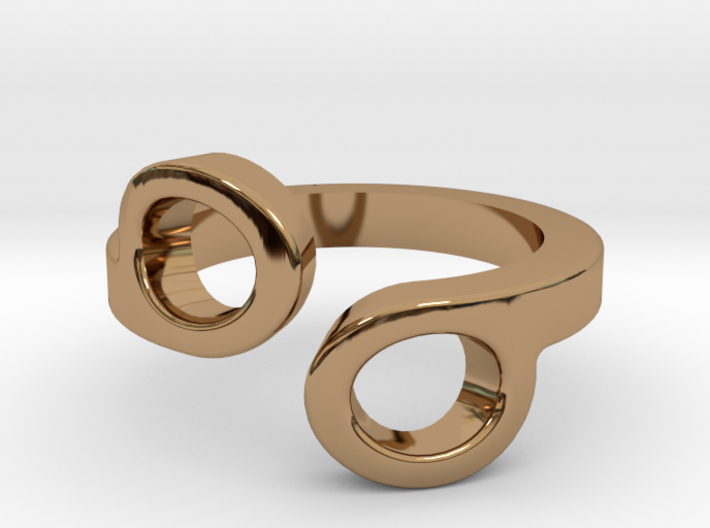 &quot;Hex Key&quot; Contrarie' Ring 3d printed
