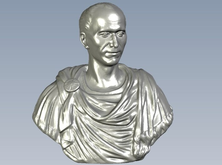 1/9 scale Roman general Gaius Julius Caesar bust 3d printed 