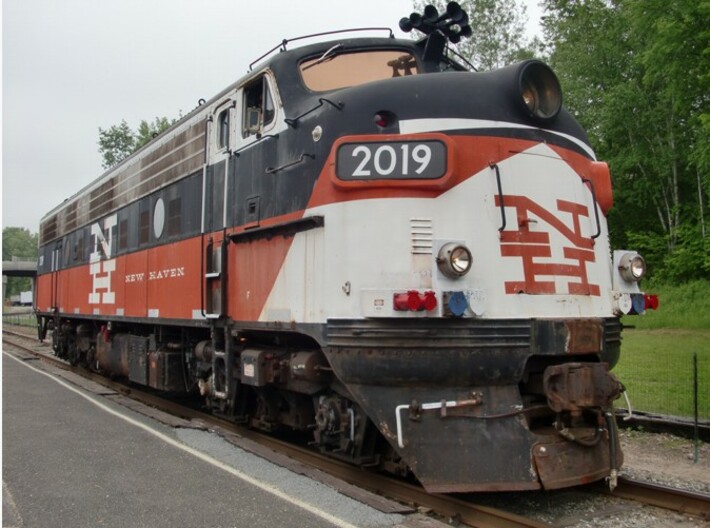 1-160 EMD FL 9 LATE Locomotive 3d printed 