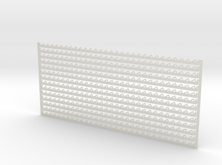 Arch. Fascia (Barge) Boards - Zig Zag Pattern 3d printed