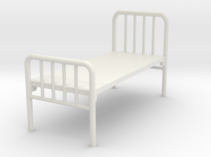 1:48 Hospital Bed 3d printed 