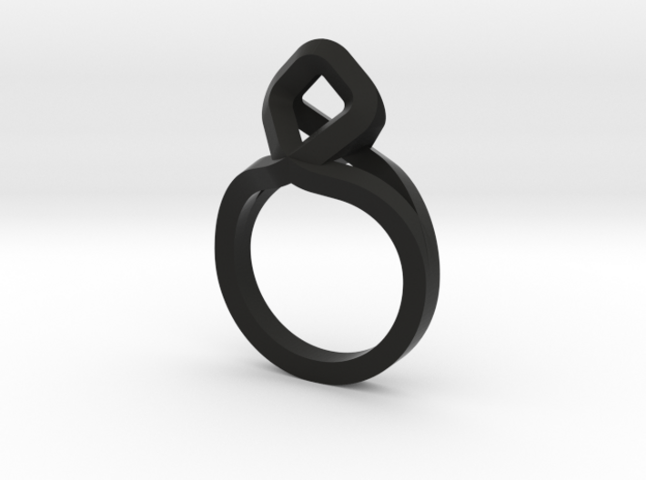 Sharp Rhythm Ring, us size 5 ,d=15,5 mm 3d printed