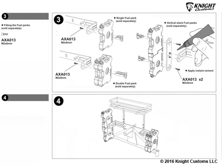 AJ10009 RotopaX Rear rack 3d printed PLEASE NOTE: RotopaX sold separately