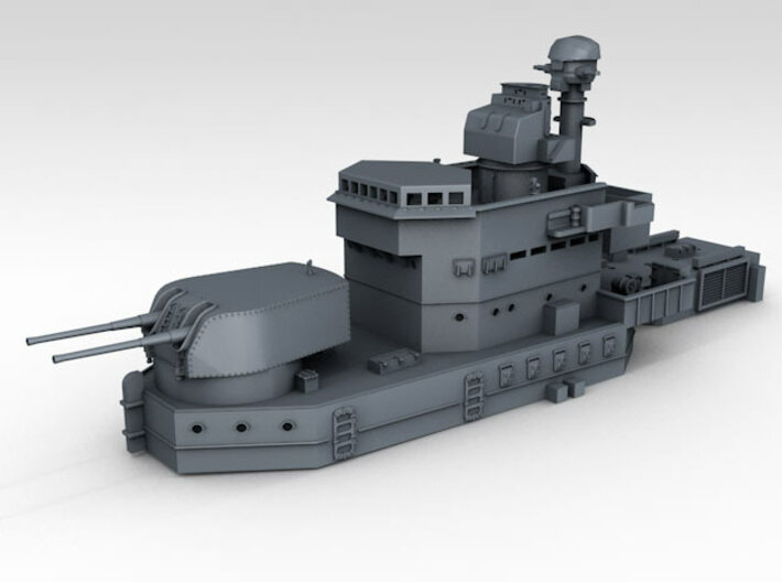 1/600 HMS Ajax HACS MKIII And Director 2 parts 3d printed 3d Render showing with bridge set