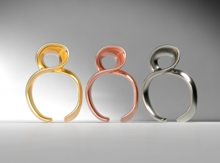 Noodle ring 3d printed 
