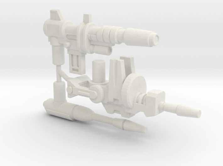 Titan Scout Arsenal, set of 3 Blasters (5mm) 3d printed