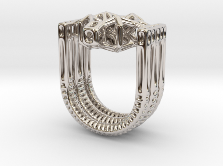 Tetrahedrical Ring 3d printed