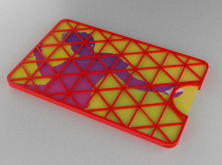 Gift Card Holder Triangles 3d printed