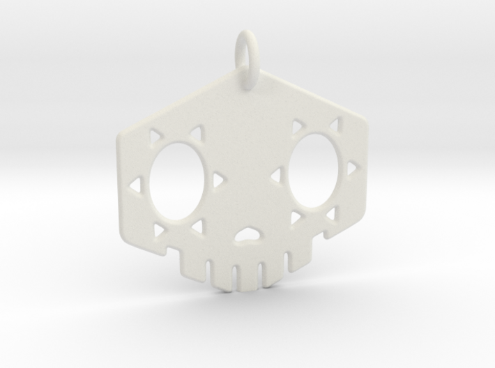 2&quot; Sombra Skull Keychain 3d printed