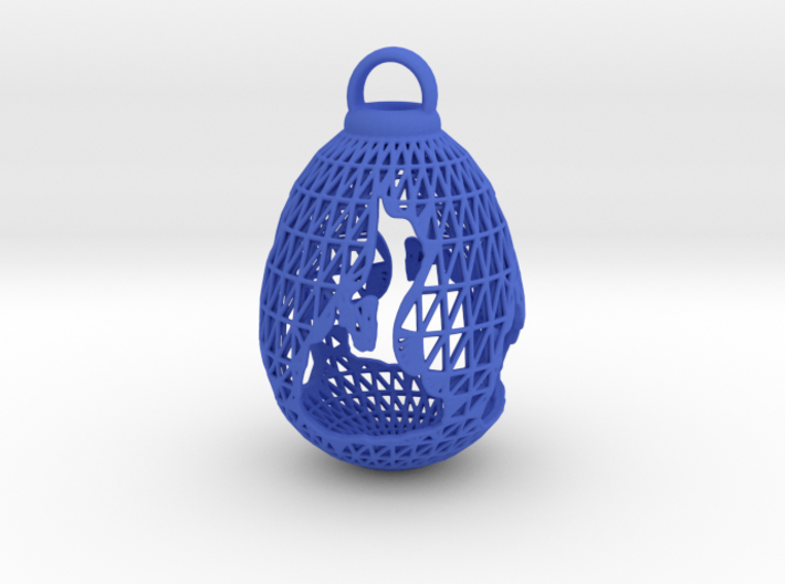 3D Printed Block Island Egg Ornament 3d printed