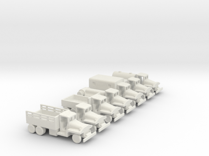 1/200 Scale CCKW Truck Set 3d printed