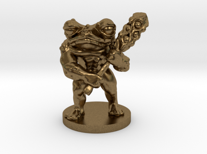 Toad Warrior for Dungeons and Dragons 3d printed 