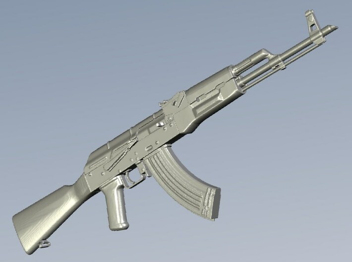 1/24 scale Avtomat Kalashnikova AK-47 rifle x 1 3d printed 