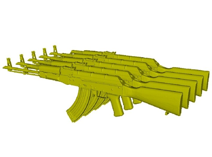 1/18 scale Avtomat Kalashnikova AK-47 rifles x 5 3d printed