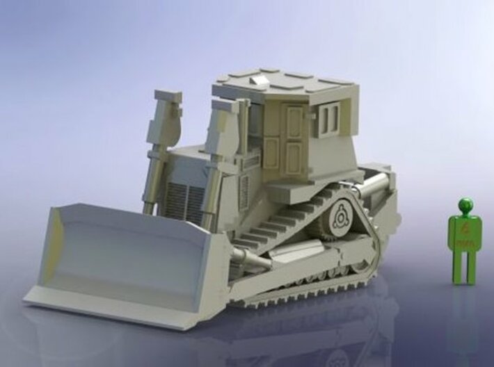 Armored Dozer Doobi 1/144 Scale 3d printed 