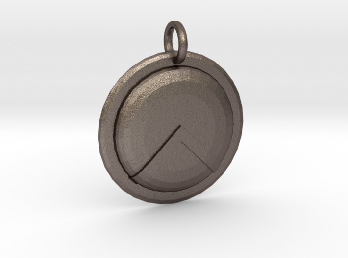 Spartan Shield Pendant/Keychain Ornament 3d printed