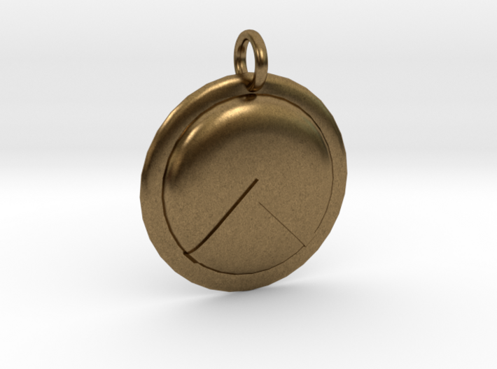Spartan Shield Pendant/Keychain Ornament 3d printed