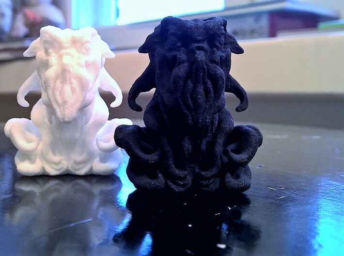 Tentacle Monster! 3d printed White S&F and Black S&F