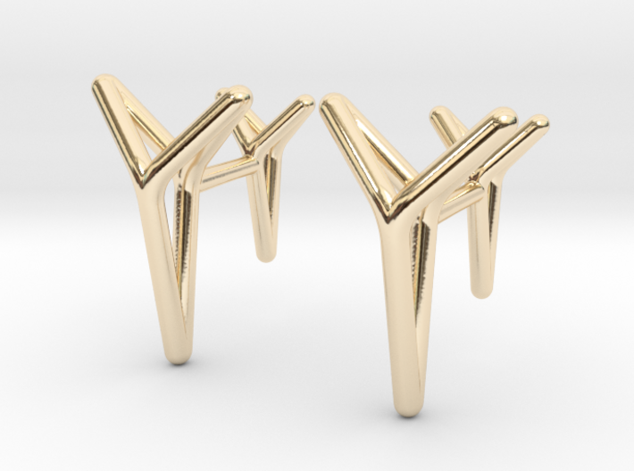 YOUNIVERSAL ONE Cufflinks. Pure Elegance for Him 3d printed