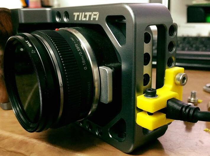 BMPCC HDMI holder for TILTA cage 3d printed 