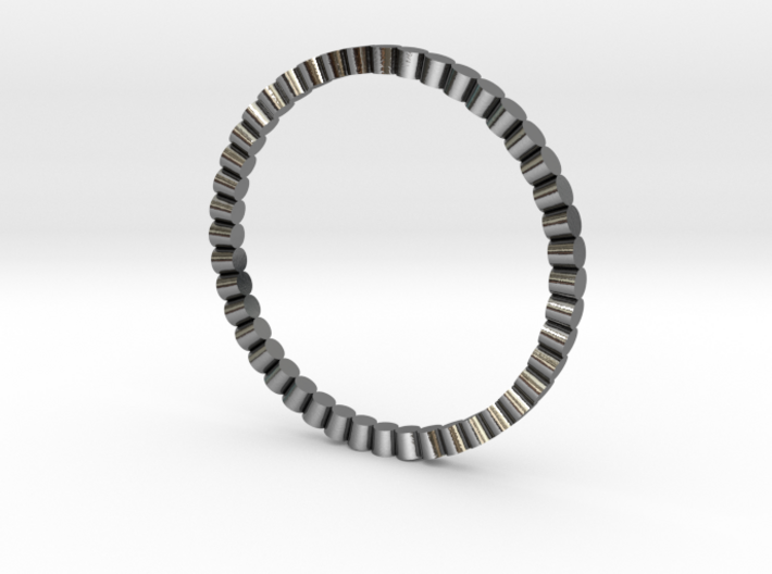 Solid Picot Stacking RIng 3d printed